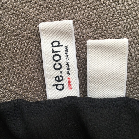 Sheer black top, sheer lace top, Esprit, XS - Picture 11 of 16